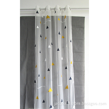 Polyester gestickter transparenter Voile-Vorhang